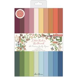 Craft consortium double-sided paper pad a4 20/pkg-little robin redbreast pad040c