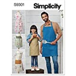 Simplicity sewing adults' Apron White