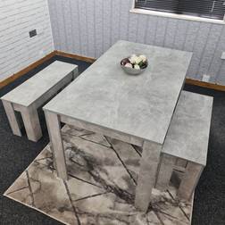 Kosy Koala Modern Stone Dining Table 140x80cm