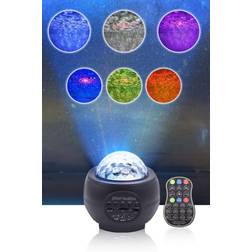 Groundlevel Starry Projector, Led Speaker Night Light