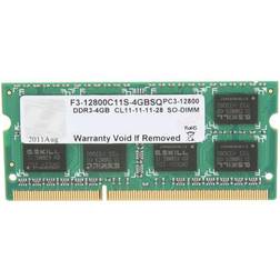 G.Skill Standard SO-DIMM DDR3 1600MHz 4GB (F3-12800CL11S-4GBSQ)