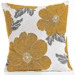 Alan Symonds Poppy 18" Luxury Cushion Cover Yellow