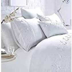 Rapport Belle Maison Luxury Butterfly Super Duvet Cover White