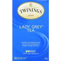 Twinings Lady Grey Tea 40g 20pcs