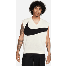 Nike Swoosh Men's Sleeveless Jumper White