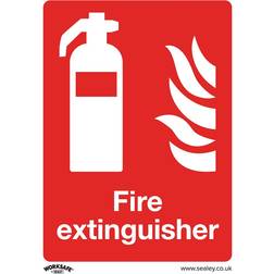 Worksafe Prohibition Safety Sign Fire Extinguisher