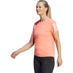 adidas Own The Run Short Sleeve T-shirt Orange Woman