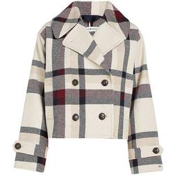 Tommy Hilfiger Check Peacoat - Twill G Stp Check L/Ecru