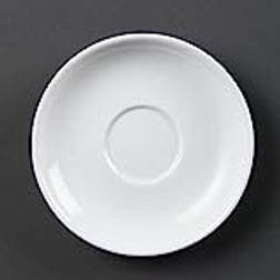 Olympia Whiteware Espresso Saucer Plate 12pcs