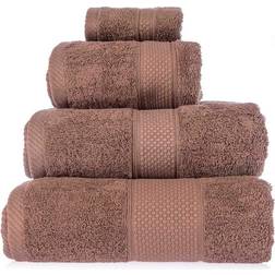 Homescapes Cotton Chocolate Bath Towel Brown