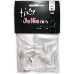 Halo by Pure Nails Gel Nails Jellie Tips Almond Soft Tips Refill