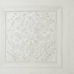 Fine Decor Carved Panel Wallpaper Grey