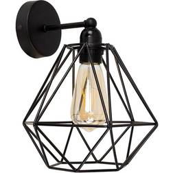 MiniSun Cambourne Industrial Cage Wall light