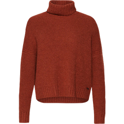 Superdry Women's Studios Chunky Roll Neck Jumper - Orange