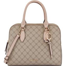 Nine West Cyra A List Satchel - Beige Logo/Confetti