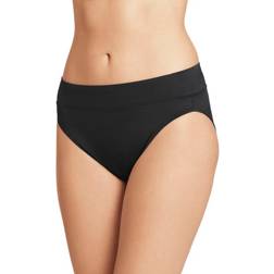 Warner's No Pinching No Problems High Cut Brief Panty - Black