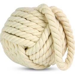 Maison & White Rope Knot Door Stop Cream