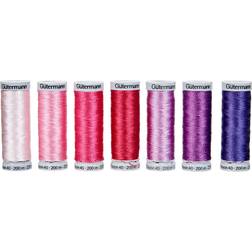 Gutermann 731340-4 Stickfaden-Set Candy Rayon 40/7