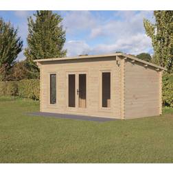 Forest Garden Elmley 5m 3m Double Glazed Log (Building Area )