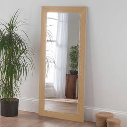 B&Q Yearn Oak Effect Wall Mirror