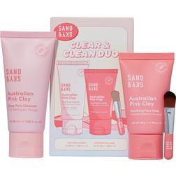 Sand & Sky Australian Pink Clay Clear Clean Duo Gift Set