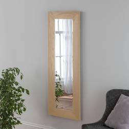 B&Q Yearn Oak Effect 132X48Cm Wall Mirror