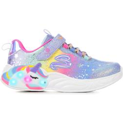 Skechers Kids Girls Unicorn Dreams Blue/Multi, Little Kid