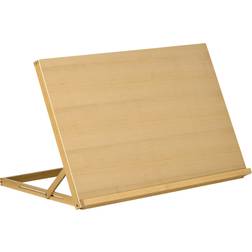 Vinsetto Desktop Table Easel Craft Workstation Portable Folding Drawing Board Natural