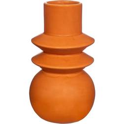 Sass & Belle Terracotta Angled Totem Vase 20cm