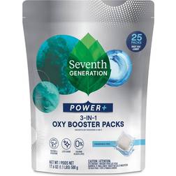 Seventh Generation Power Plus 3-in-1 Fragrance Free Oxy Booster Packs