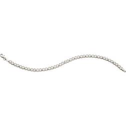 Elements Circle Tennis Bracelet - White Gold