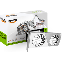 Inno3D GeForce RTX 4070 Twin X2 OC White Stealth HDMI 3x DP 12GB