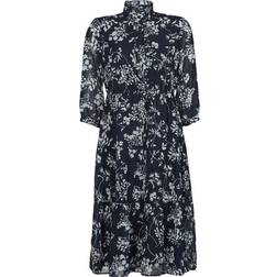 Vero Moda Dino Blouse Dress - Navy Blue