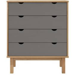 vidaXL Otta Chest of Drawer 76.5x90cm