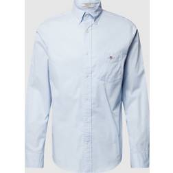 Gant men's regular poplin shirt, blue