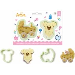 Decora BABY GRO AND BARDA YARN 2 TLG Cookie Cutter 8 cm