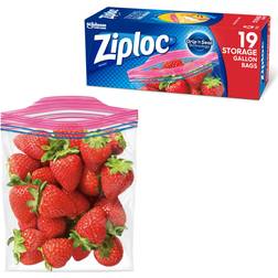 Ziploc 1gal. double Plastic Bag & Foil