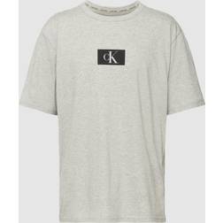 Calvin Klein Centre Logo Cotton Lounge T-Shirt Grey