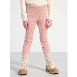 Lindex Pattern Knitted Leggings - Dusty Pink