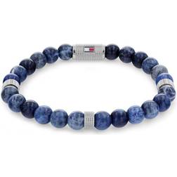 Tommy Hilfiger Beaded Bracelet - Silver/Blue