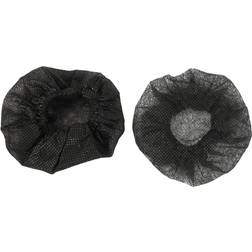 Tlily 200 Pcs Black Disposable Microphone Covers Karaoke Anti-Splash Mic Cover Dust-Proof Accessories