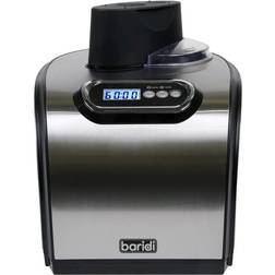 Baridi 1.5L Ice Cream Maker with Fast Freeze Compressor Cooling Stainless Steel