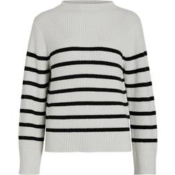 Vila Striped Knitted Pullover