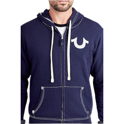 True Religion Men's Buddha Zip Hoodie - Navy