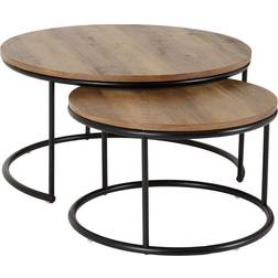 SECONIQUE Quebec Coffee Table 77cm 2pcs