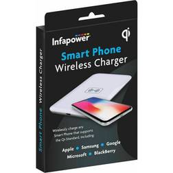 Infapower 1A Wireless Smartphone Charger White