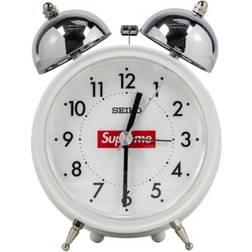 Supreme Seiko alarm clock unisex Plastic/Metal One Size White