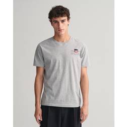 Gant Men Embroidered Archive Shield T-Shirt Grey