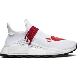 Adidas Human Made x Pharrell x NMD Hu Love M - Cloud White/Scarlet/Core Black