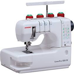 Janome 1000CPX Cover Pro Stitch Machine and Kit